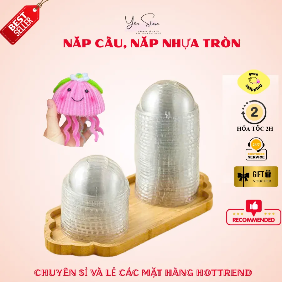 Nắp Cầu, Nắp Nhựa Tròn Làm Lồng Đèn Cá, Lồng Đèn Thỏ, Lồng Đèn Sứa Bằng Kẽm Nhung, Làm Dồ Handmade